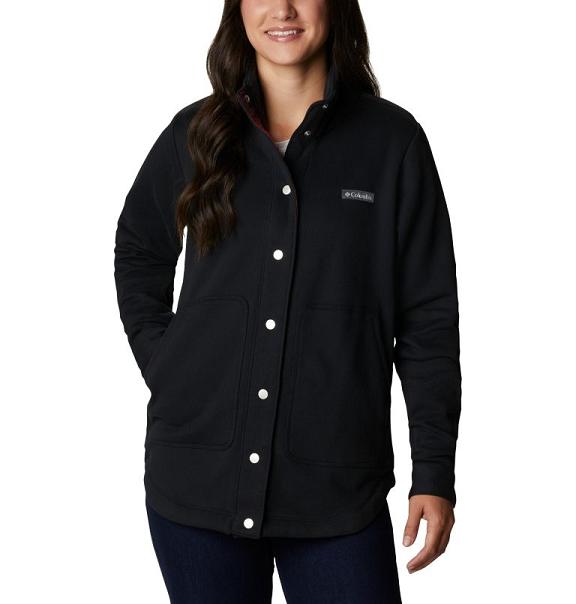 Columbia Hart Mountain Shirts Black For Women's NZ93685 New Zealand